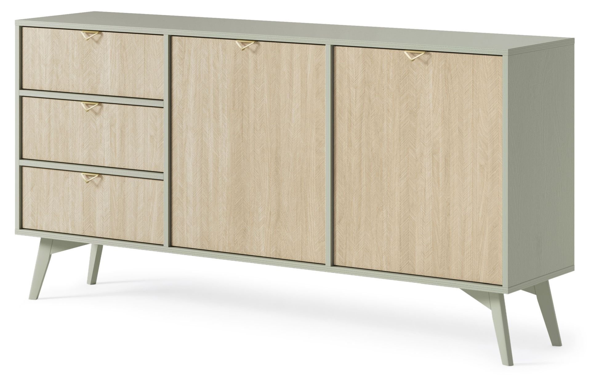 Komoda Forest Ksz158 Eukaliptus / Jodełka Scandi