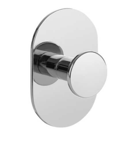 Laveo Miri wieszak pojedynczy chrom