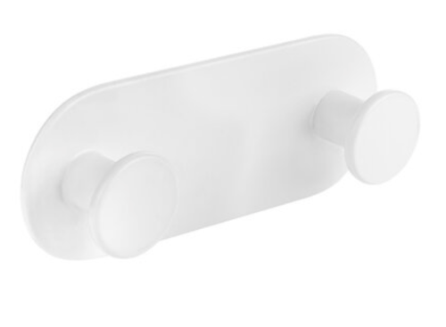 Laveo Miri wieszak podwójny biały