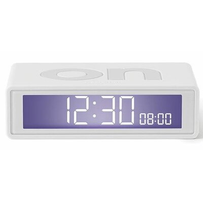 Lexon Budzik Flip+ Travel biały LR151W9