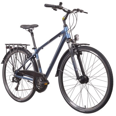 Rower trekkingowy INDIANA X-Road 3.0 M17 28 cali męski Niebieski