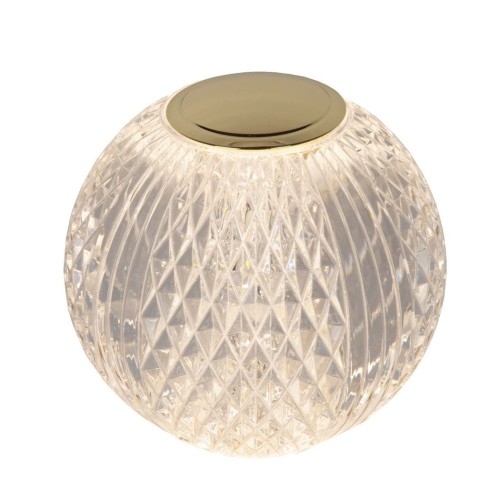 Cintra D9 lampa stołowa 1xLED/1,5W złota/transparentna 13599/01/60