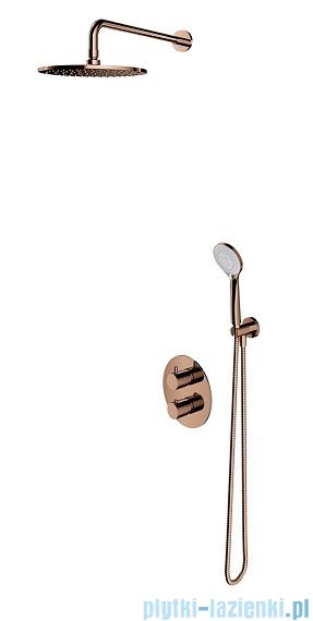 Omnires Y System prysznicowy podtynkowy termostatyczny miedź SYSYT05CP |