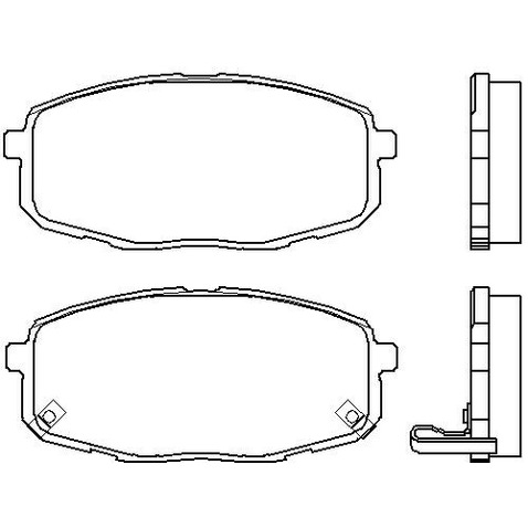 Klocki hamulcowe - komplet BREMBO P 30 034X
