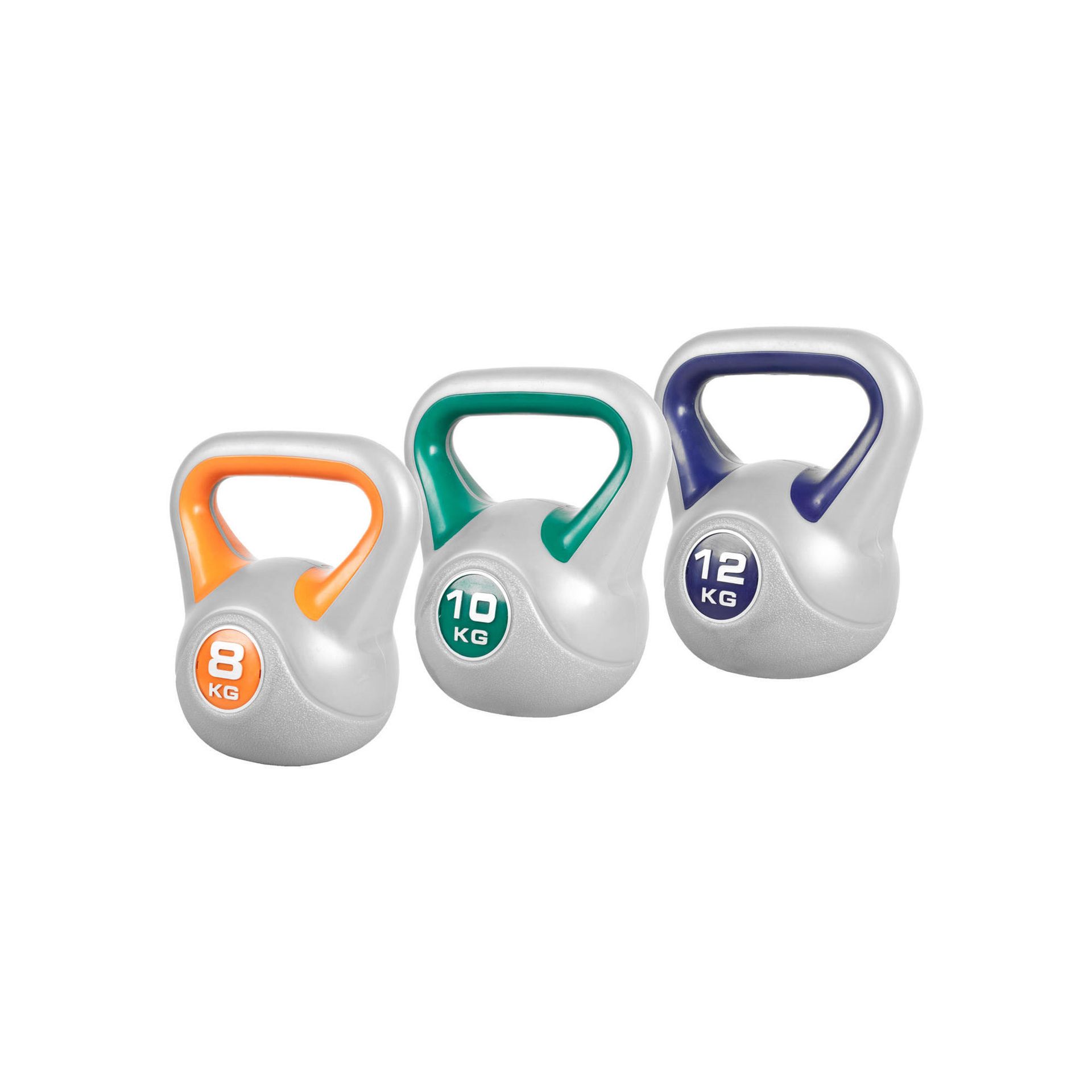 Kettlebell Zestaw 30kg Kettlebell Winylowe 3sztuki