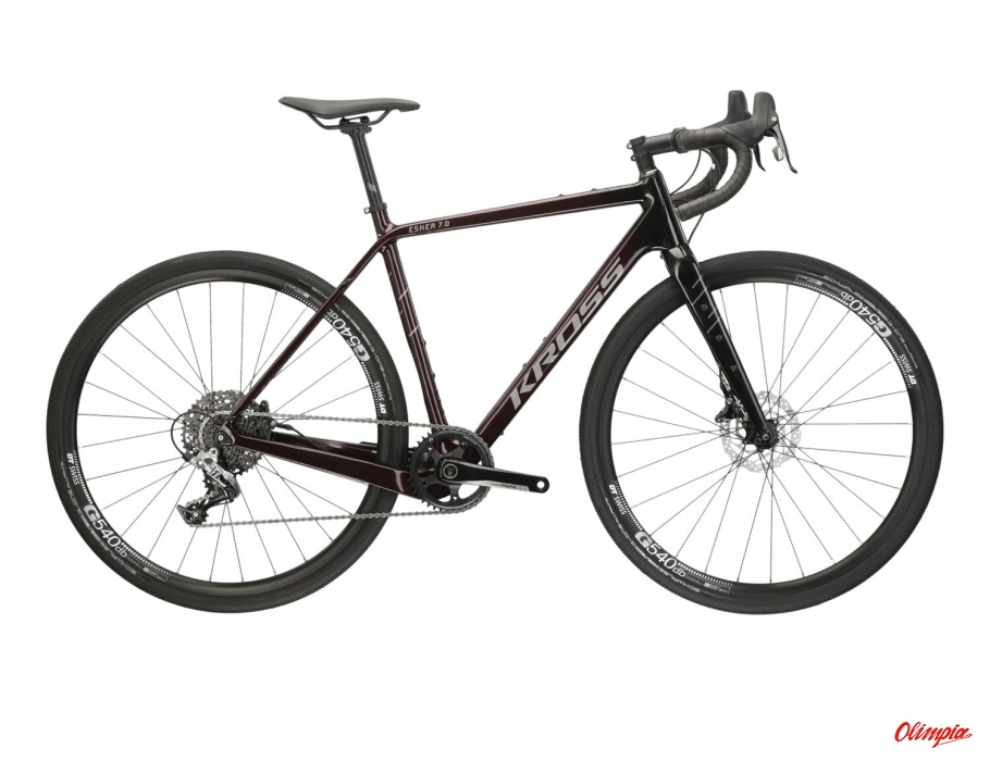 Rower Kross Esker 7.0 RIVAL fioletowy/srebrny połysk 2023