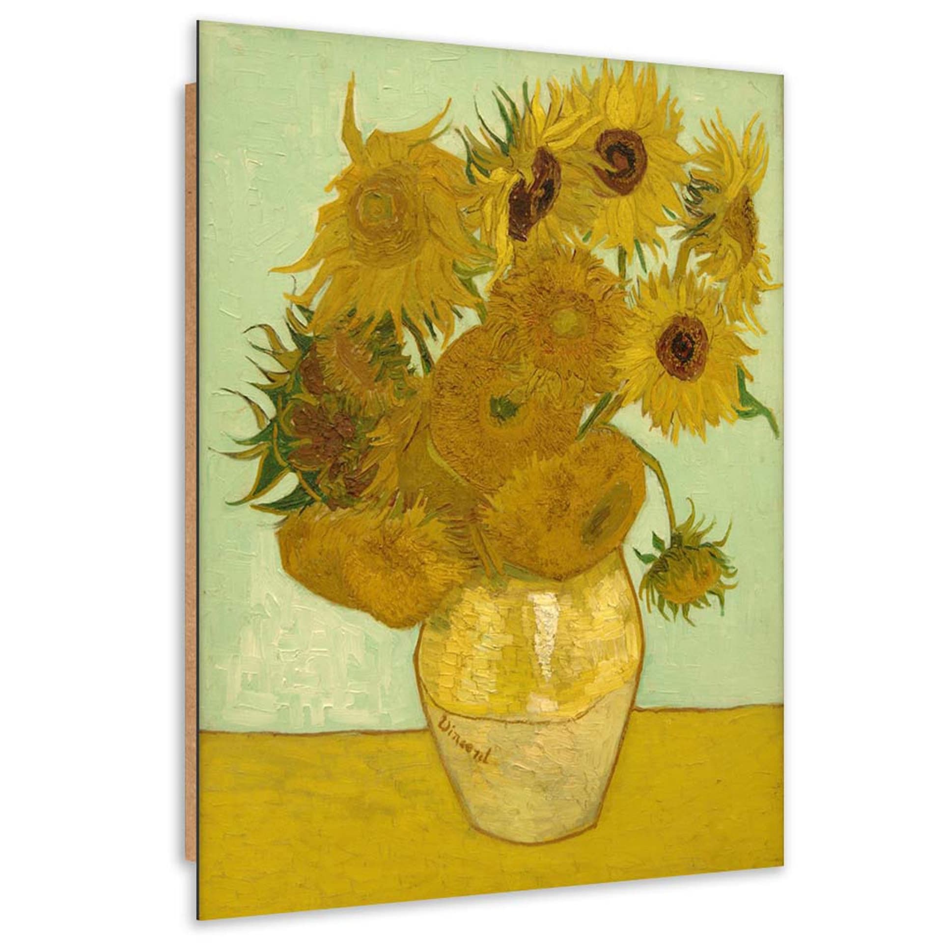 Obraz Deco Panel, Słoneczniki - V. van Gogh reprodukcja (Rozmiar 60x90)