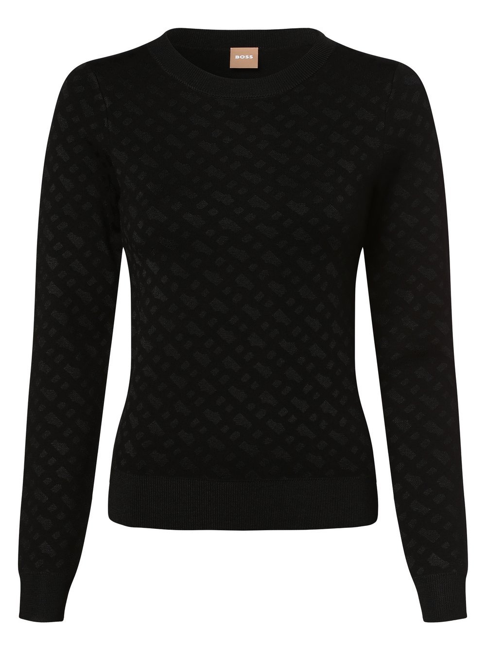 BOSS - Sweter damski  Furkina, czarny