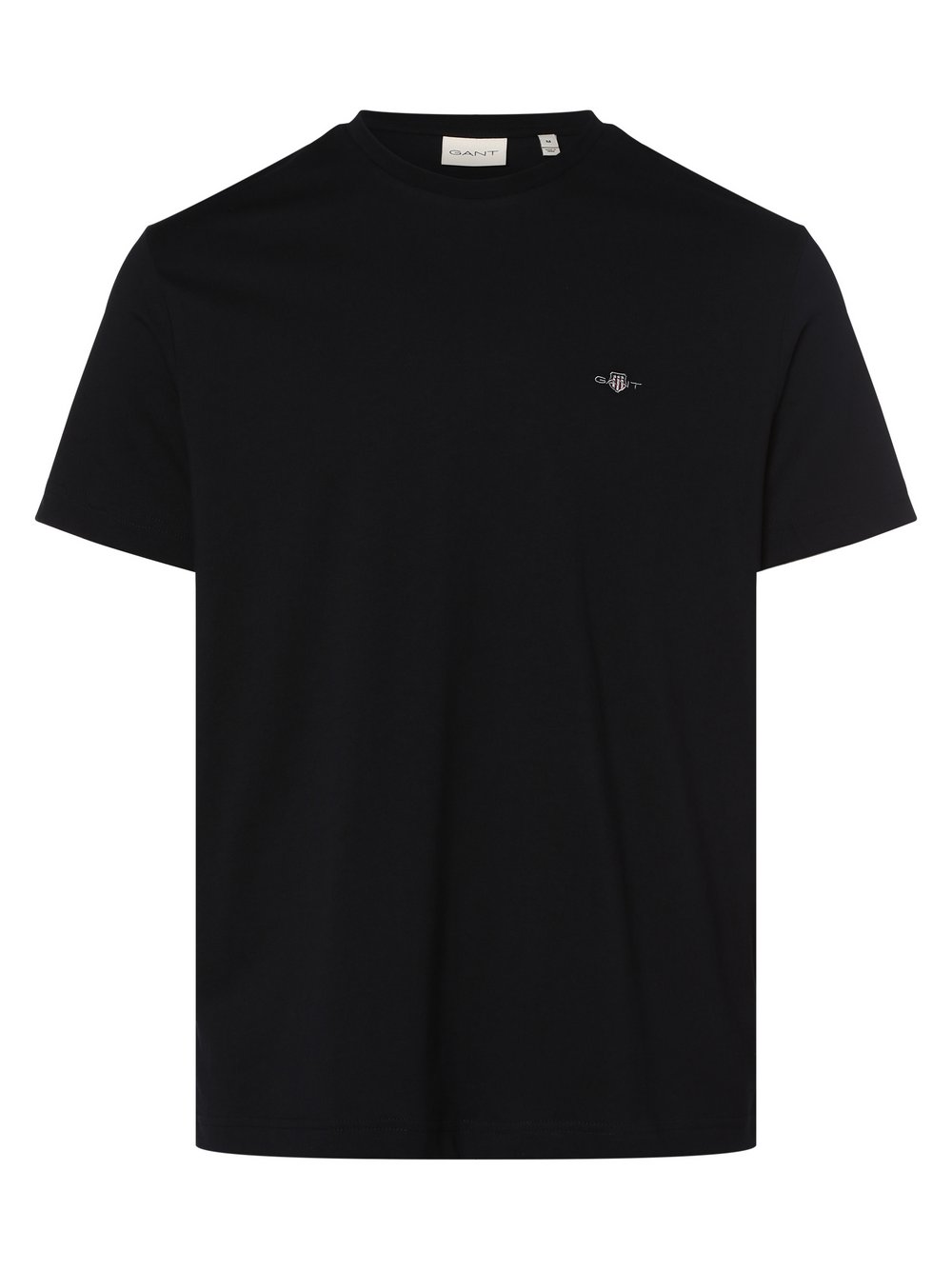 Gant - T-shirt męski, czarny