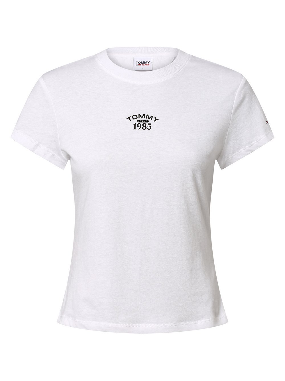 Tommy Jeans - T-shirt damski, biały