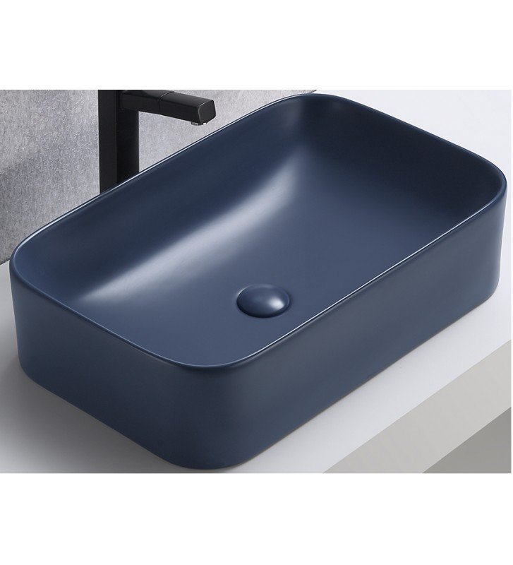 UN-KAMA-MNB-60 Umywalka/Washabsin/Matowy Granatowy/Matt Navy blue 61 cm