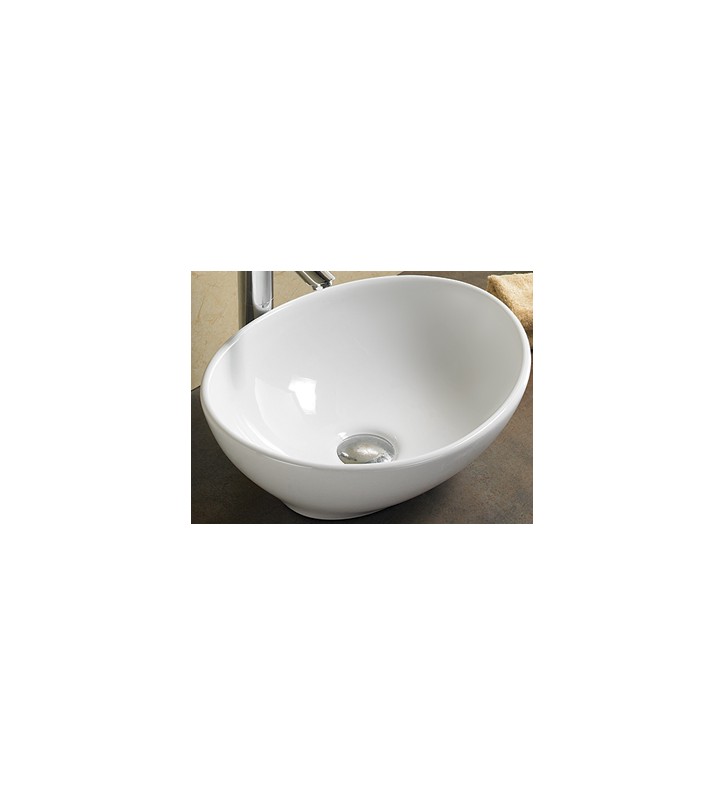 UN-LOLA-GW Umywalka/Washabsin/Biały Połysk/Glossy White 40,5 cm