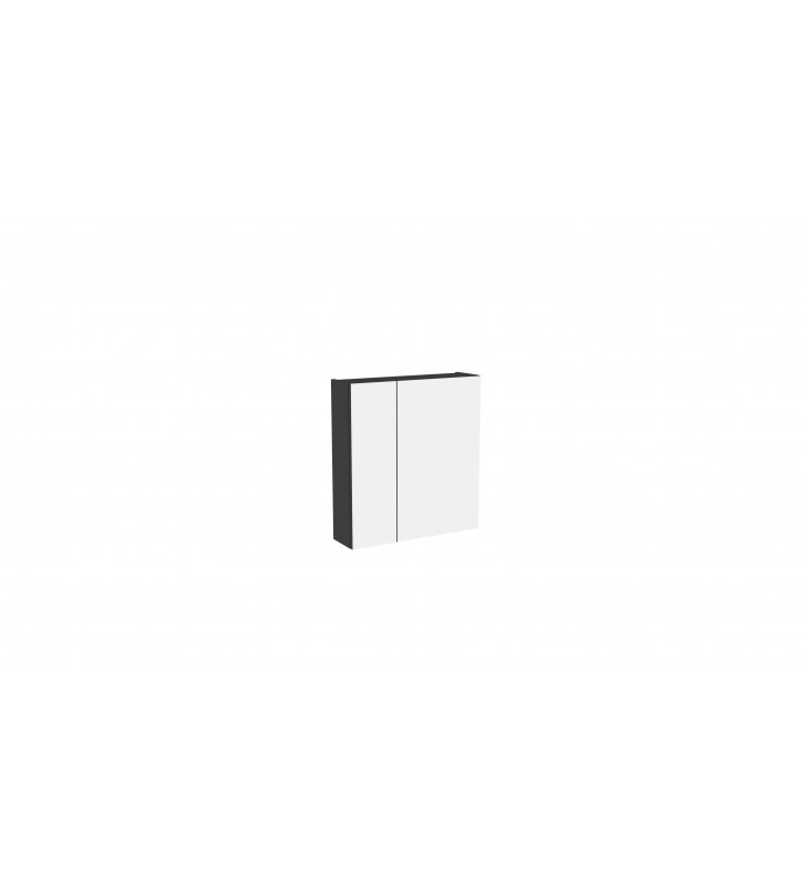 SANTA FE BLACK 84-60-A-2D Szafka z Lustrem / Mirror Cabinet CU-COC-834012  FSC MIX Credit
