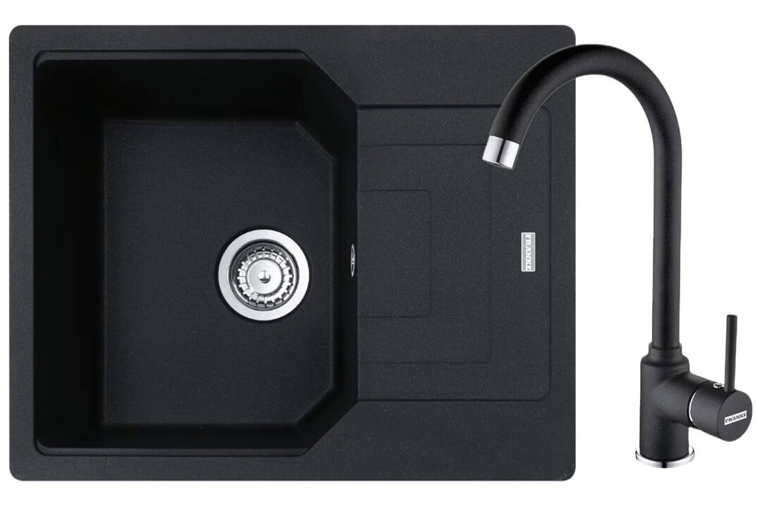 Zestaw granitowy Franke Zlewozmywak Urban UBG 611-62 + Bateria Pola Onyx  !