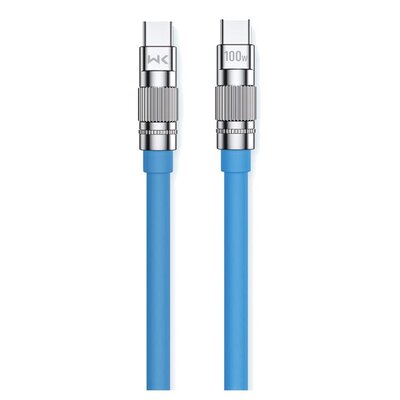WEKOME WDC-188 Wingle Series - Kabel połączeniowy USB-C do USB-C 100W Fast Charging 1 m (Niebieski)