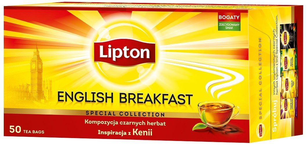 Lipton Herbata ekspresowa Taste of London 50 torebek