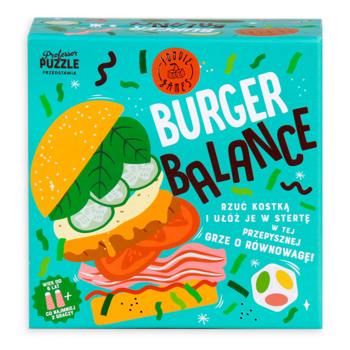 Professor Puzzle, gra zręcznościowa, Burger Balance