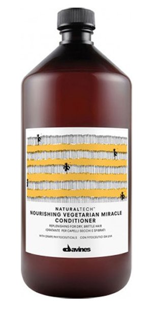 Davines, Naturaltech Nourishing Vegetarian Miracle, Odżywka Nawilżająca do Suchych Łamliwych Włosów, 1000ml