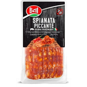 Salami spianata piccante plastry 80 g Bell