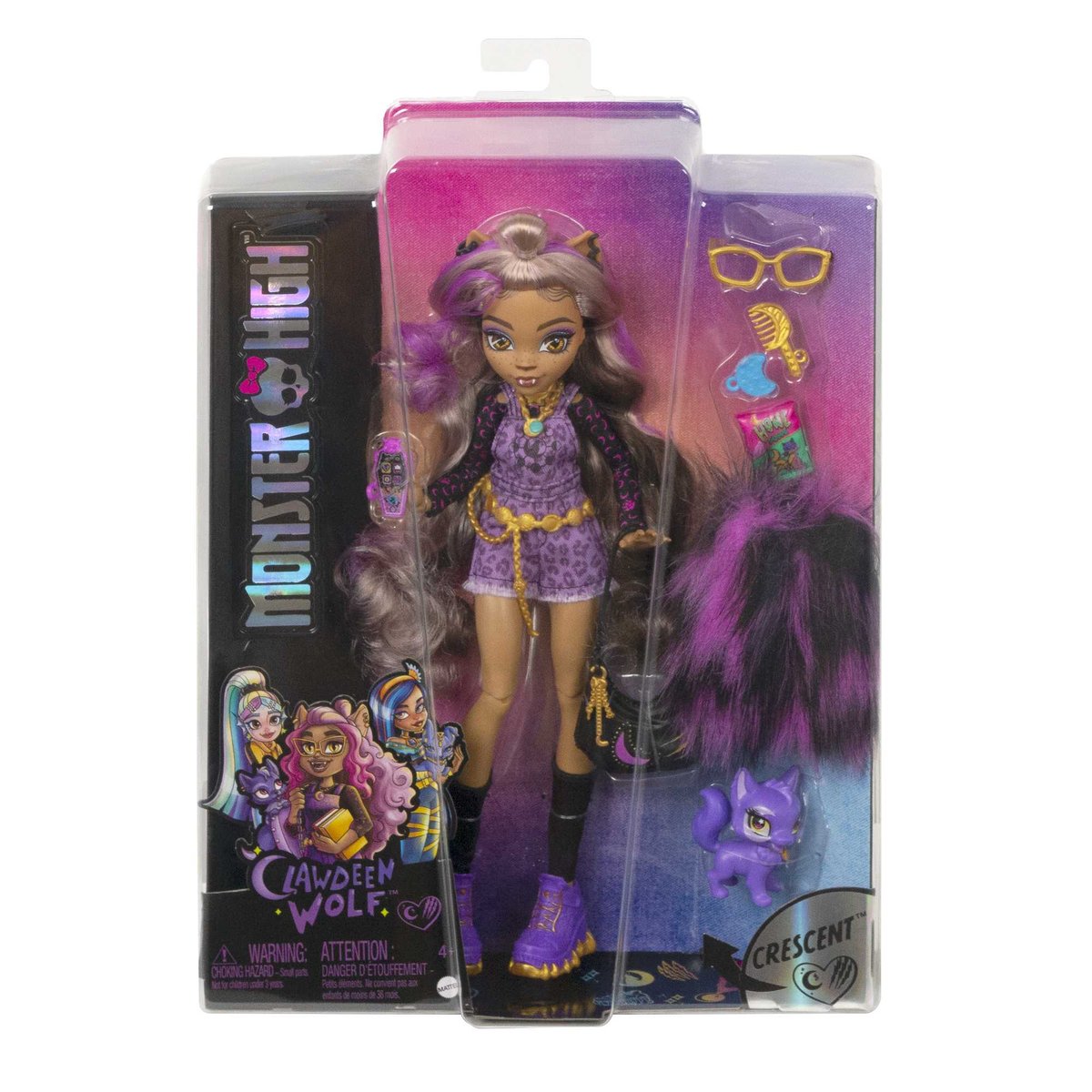 Monster High Clawdeen Wolf Lalka podstawowa, HHK52