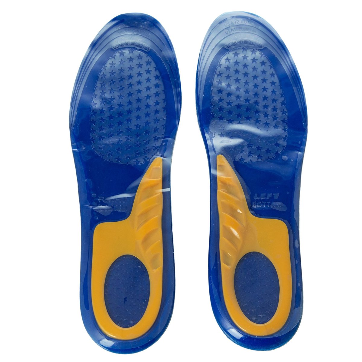 Wkładki Do Butów Pochłaniające Nieświeży Zapach Żelowe Rozmiar 41-47