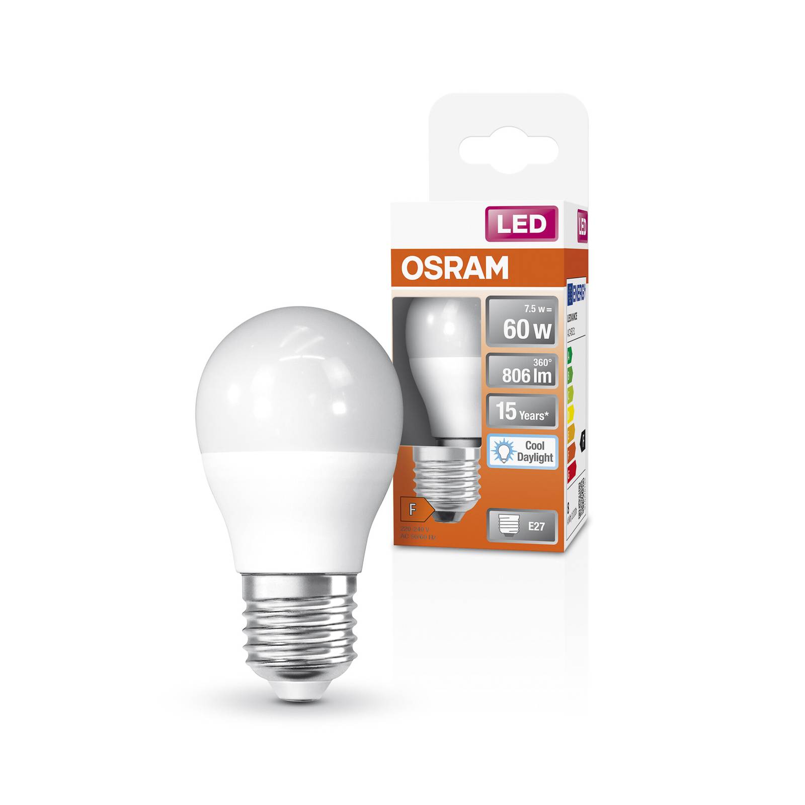 OSRAM Star żarówka LED E27 7,5W 806lm 6 500 K mat
