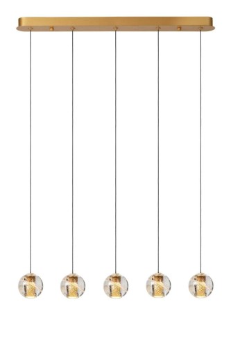 Dilenko lampa wisząca 5xLED/3W złota 13497/16/02