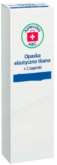 SILESIAN PHARMA SP ZOO Opaska elastyczna tkana z zapinką 5 m x 8 cm Apteczka ABC