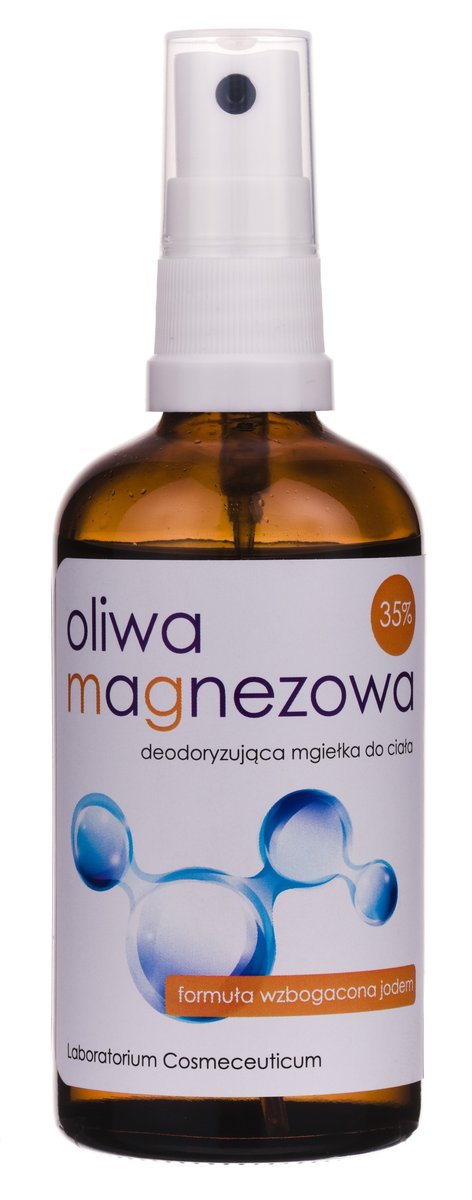 polny warkocz 35% Oliwa magnezowa wzbogacona jodem - Mgiełka do ciała, 100 ml