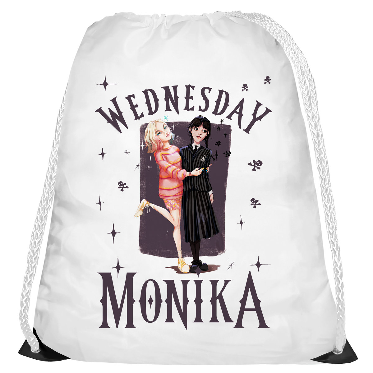 Worek Workoplecak Pleak Na Buty Dla Dziecka Do Szkoły Wednesday Adams Wf