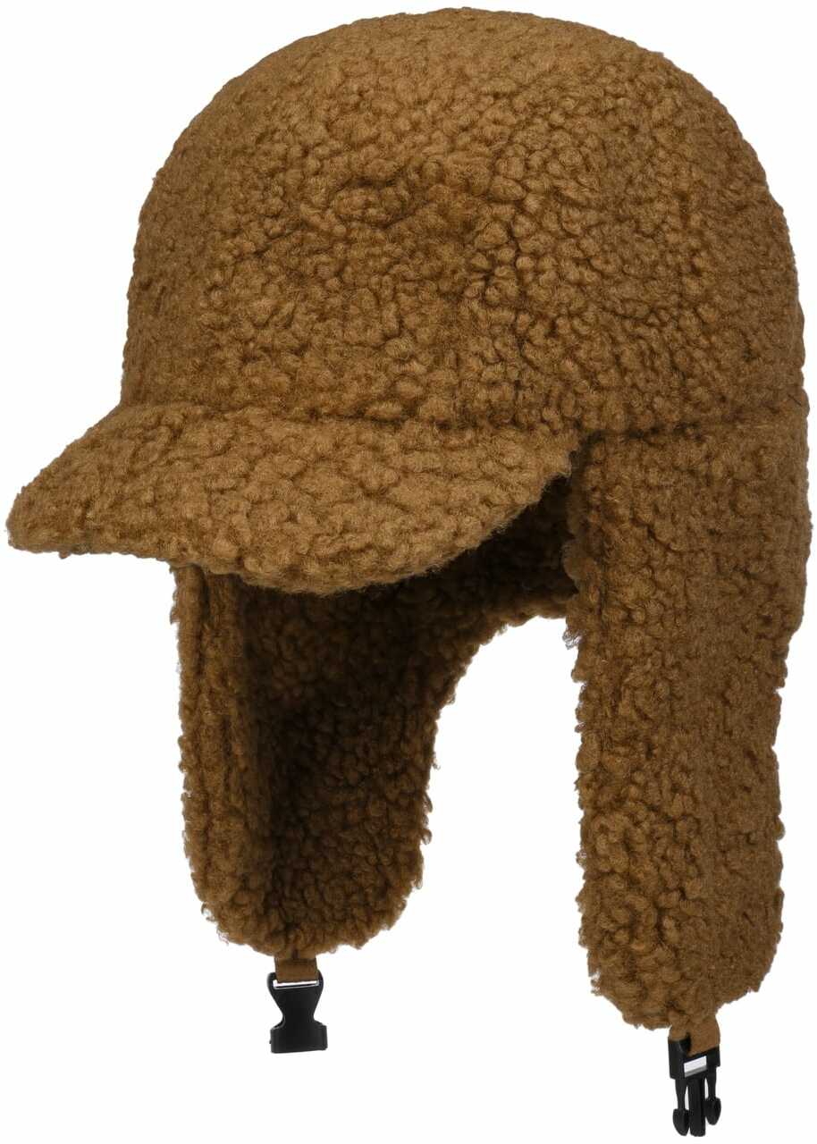 Czapka Pilotka Teddy Fur by Seeberger, brązowy, M (56-57 cm)