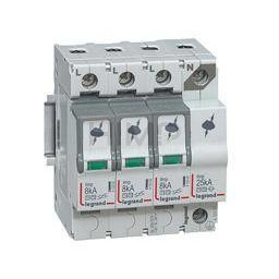 Legrand Polska Sp. z o.o. OGRANICZNIK PRZEPIĘĆ T1+T2 8/50 3P+N 412257