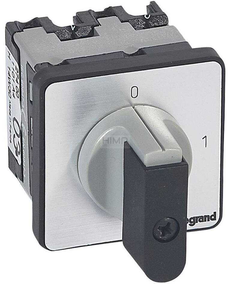 Legrand Łącznik krzywkowy 0-1 1P 16A do wbudowania PR12 027400 027400