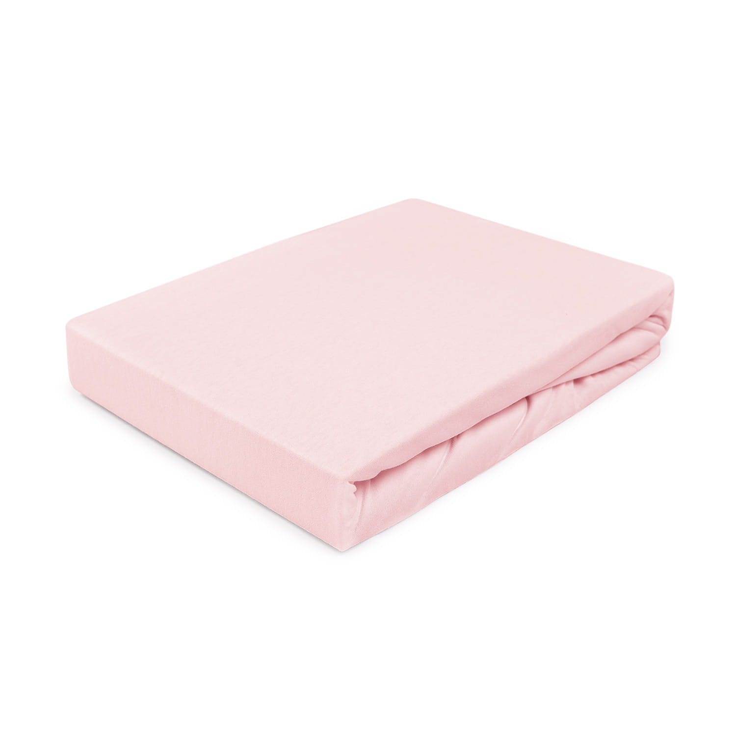 Prześcieradło jersey 120x200 z gumką blady róż Darymex