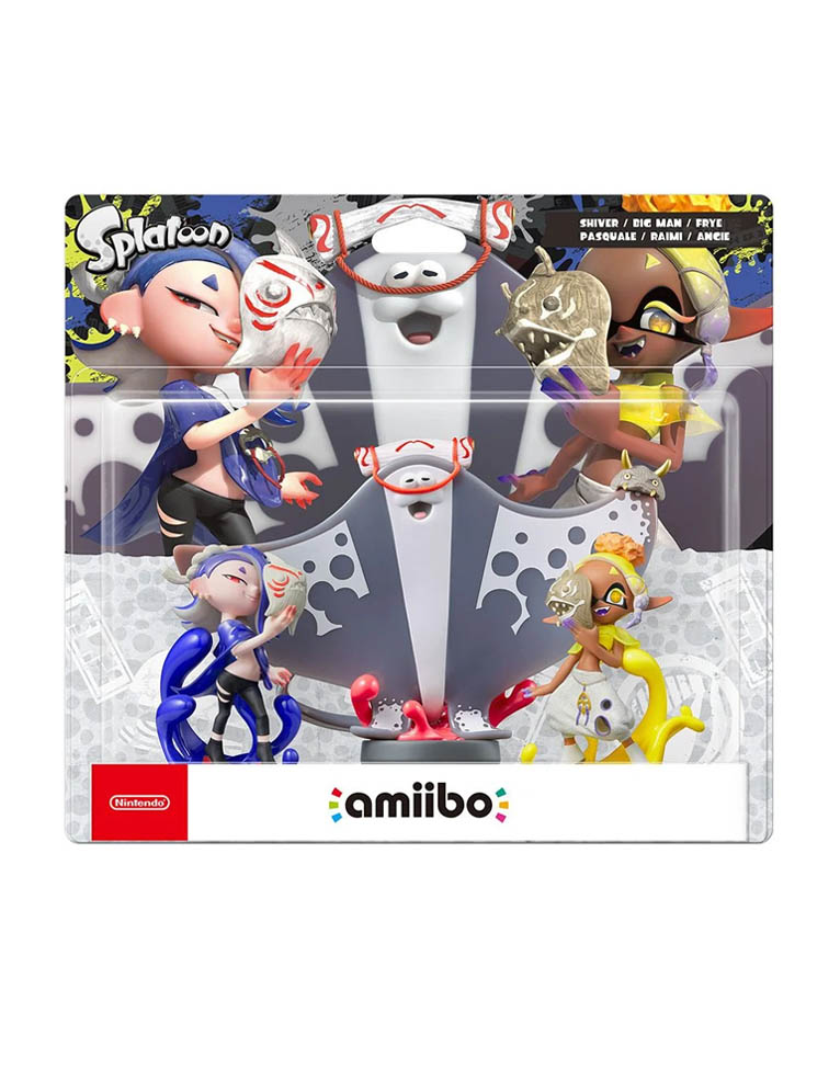 Nintendo Figurki Amiibo / Splatoon 3 / Shiver, Frye and Big Man / Warszawa