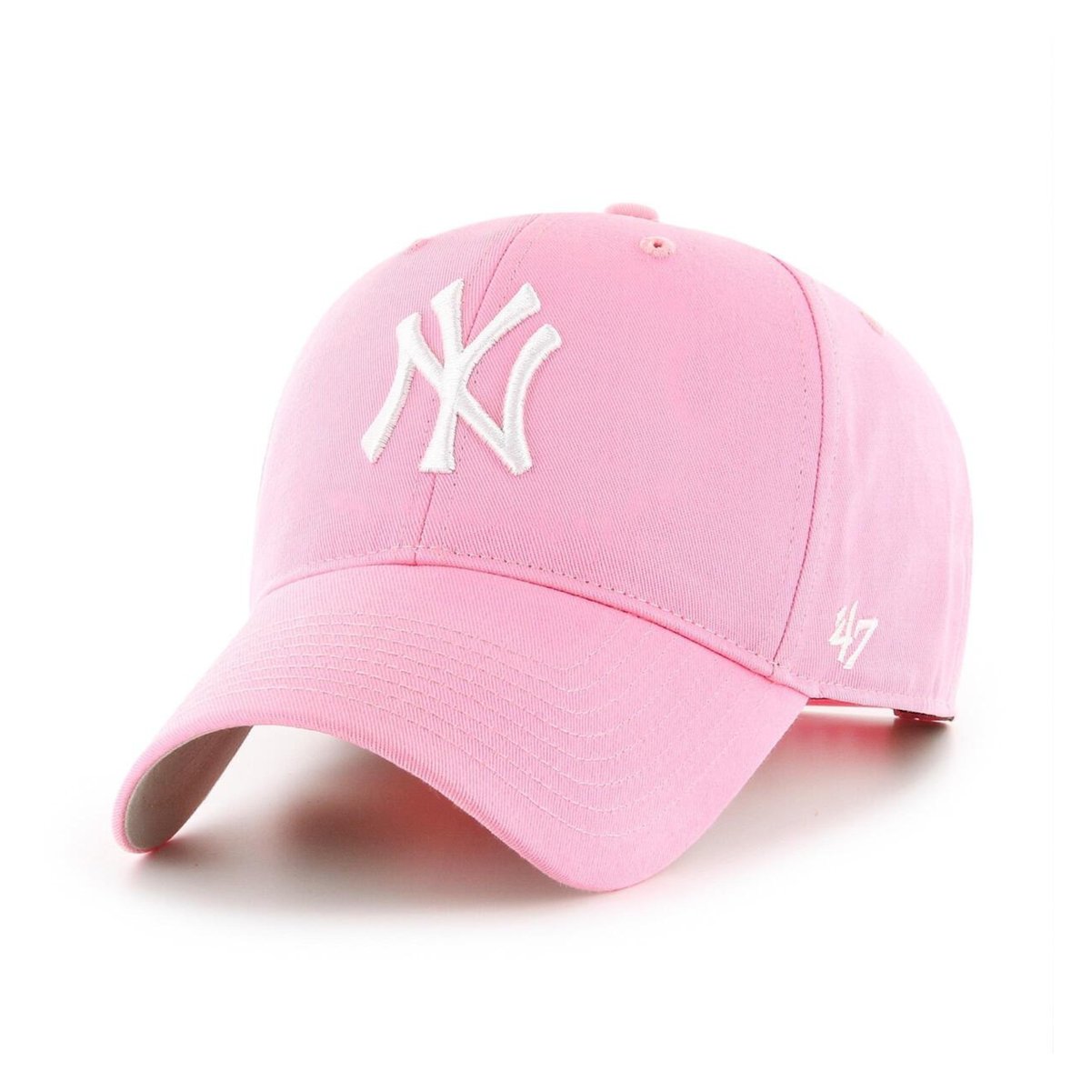 Czapka z daszkiem 47 Brand New York Yankees dla dzieci różowa - B-RAC17CTP-RSA-KID