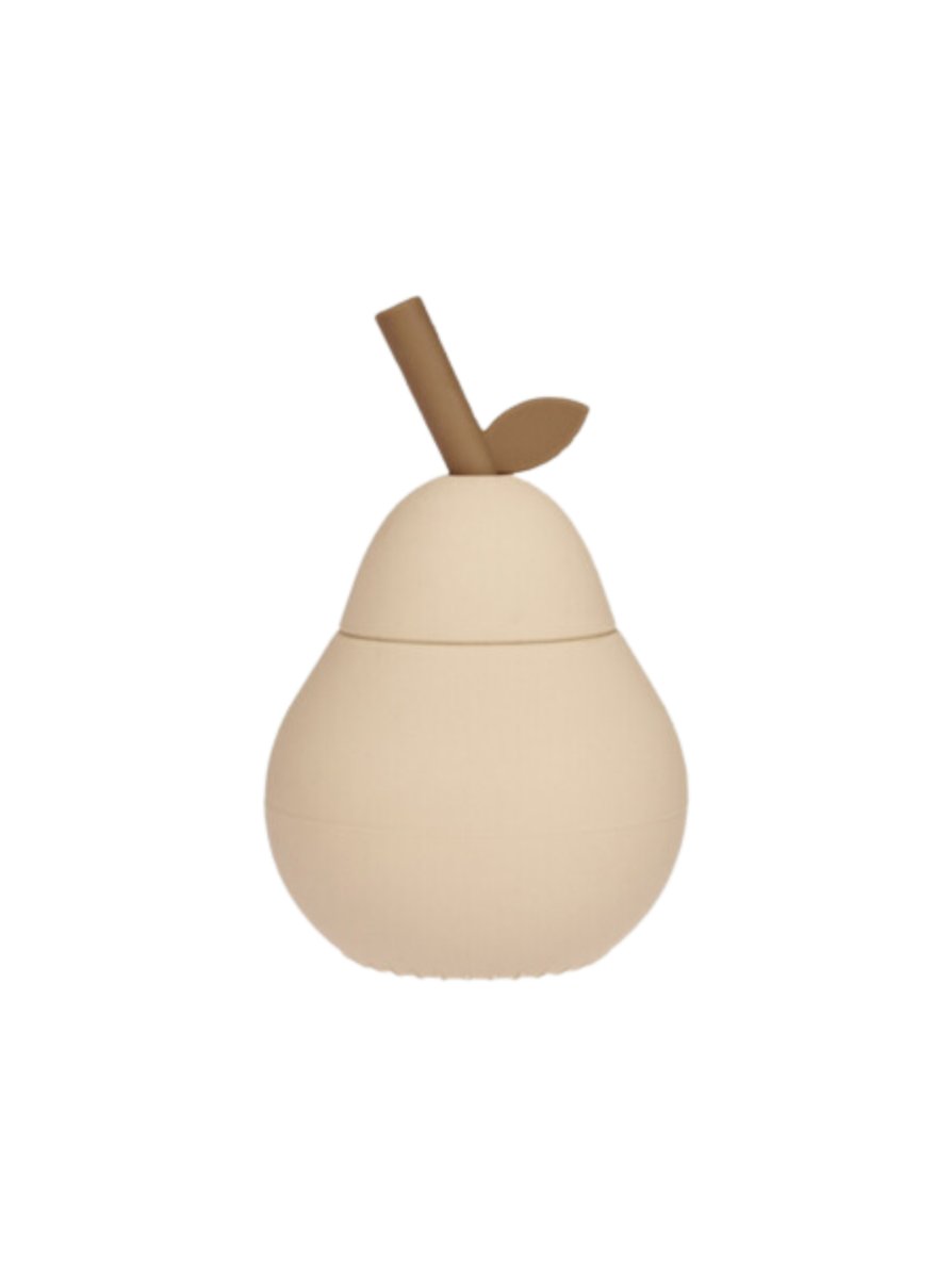 Kubek ze słomką Pear Cup Vanilla OYOY