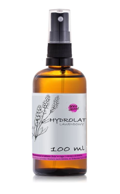 Lawendowa woda organiczna (hydrolat) 100 ml