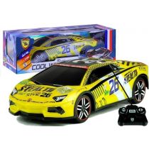 Auto zdalnie sterowane żółte Leantoys