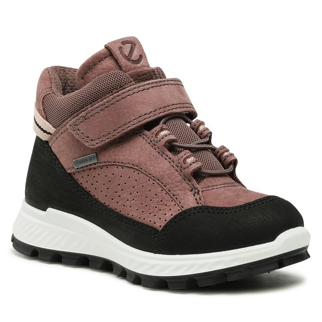 Śniegowce ECCO Exostrike Velcro 76194260492 Black/Dusty Purple