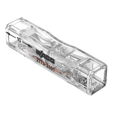 Szybkozłączka przelotowa mini Wago 2 x 4 mm2 10szt