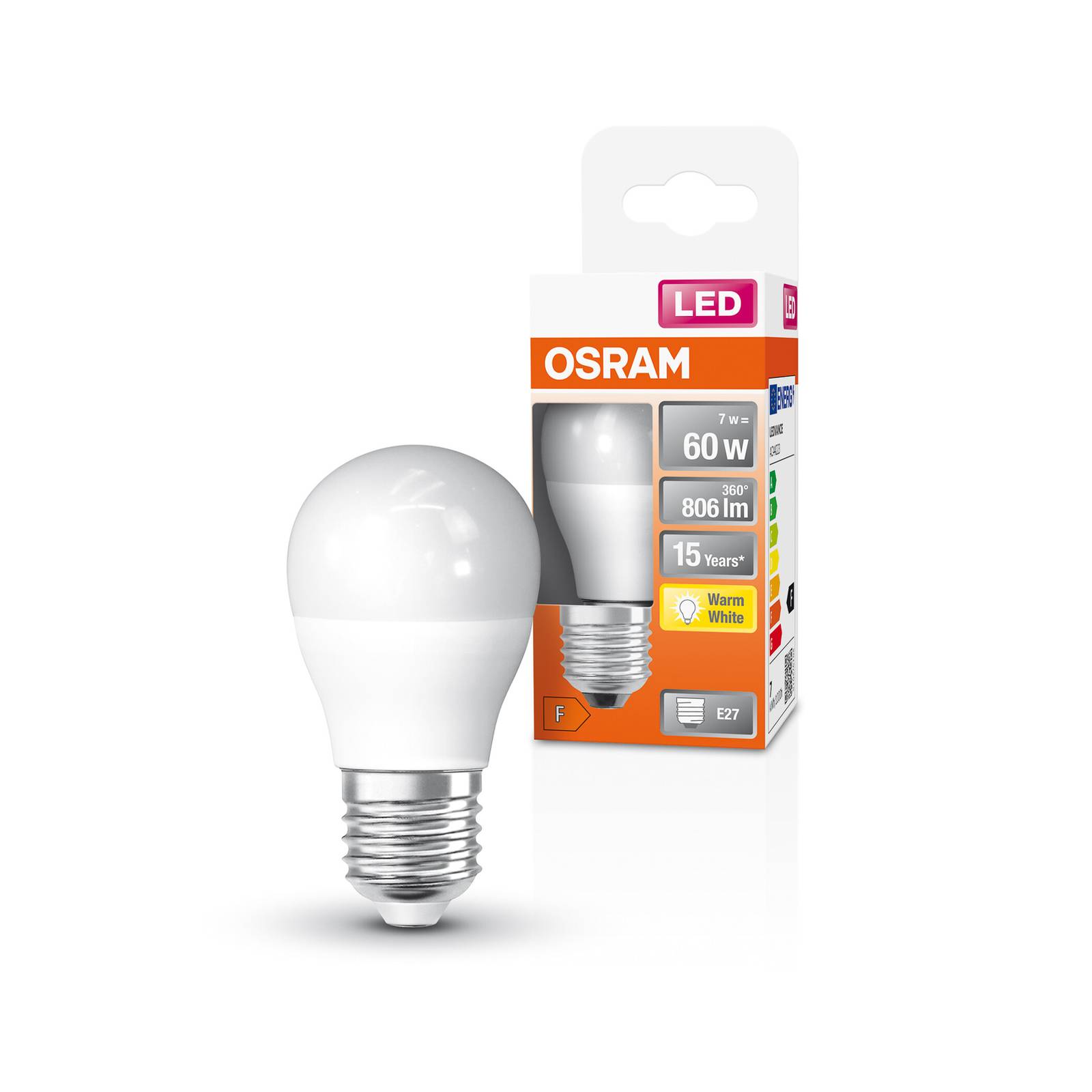 OSRAM Star żarówka LED E27 7,5W 806lm 2 700 K mat
