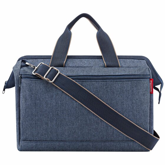 reisenthel Allrounder S Weekender Travel Bag 39 cm herringbone dark blue