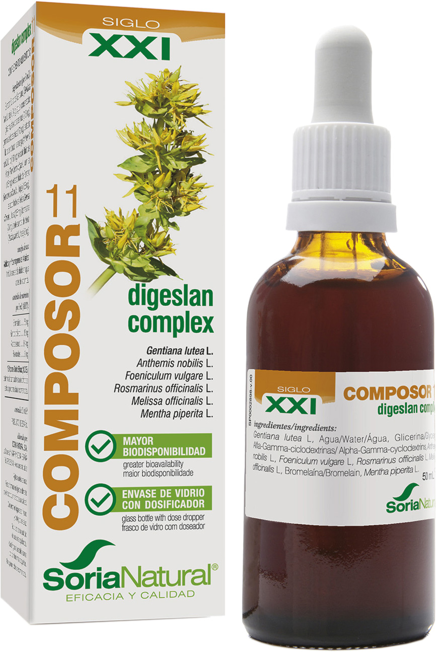 Suplement diety Soria Composor 11 Digeslan ComplexSiglo XXl 50 ml (8422947152116)