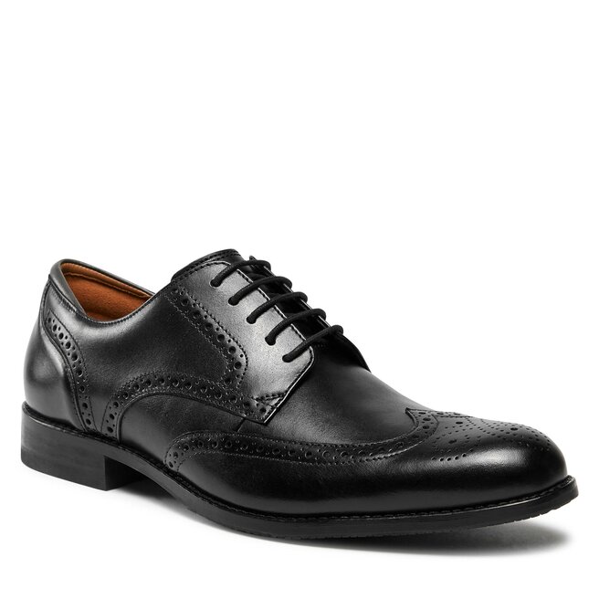 Półbuty Clarks Craft Arlo Limit 261714527 Black Leather