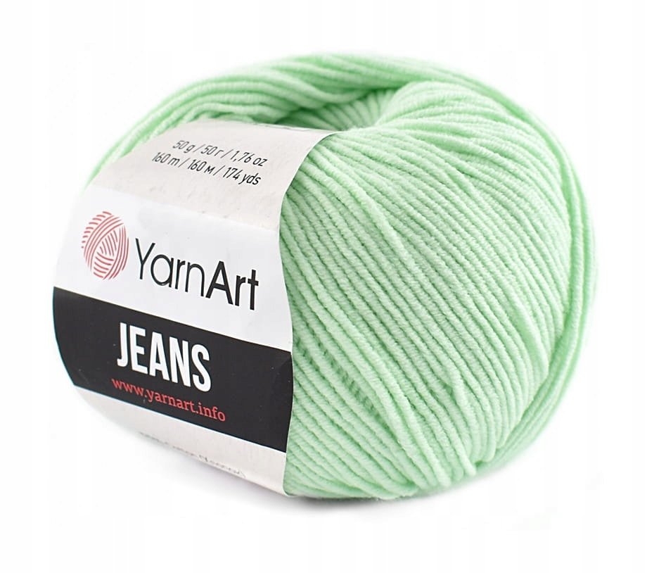Włóczka YARNART JEANS 79 mięta