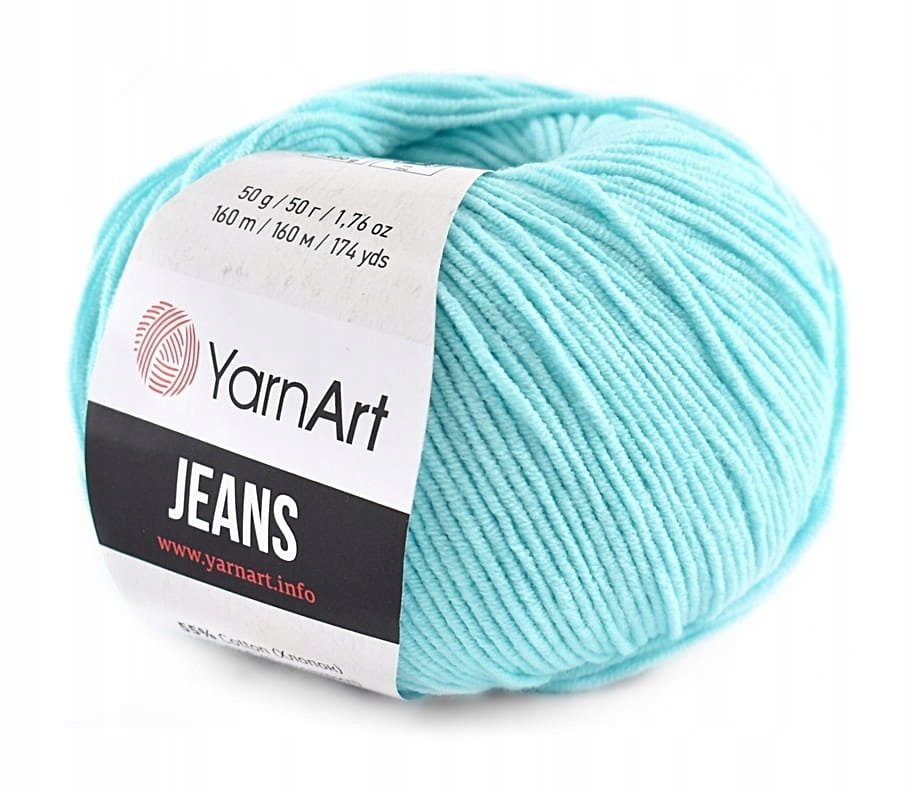 Włóczka YARNART JEANS 76 lazur