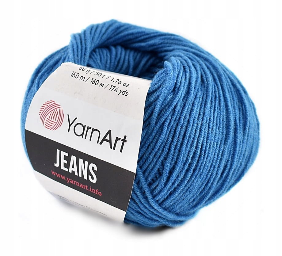 Włóczka YARNART JEANS 16 niebieski