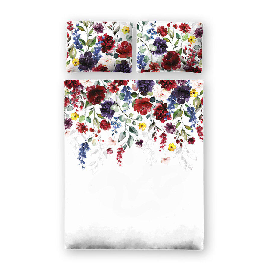 Komplet pościeli z satyny bawełnianej JOLANDA PREMIUM 160x200 cm
