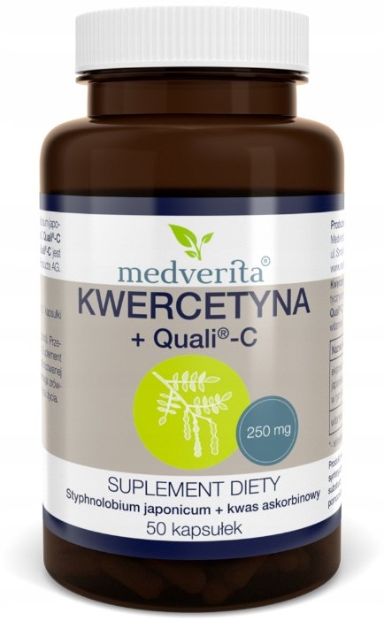 Suplement diety, Medverita, Kwercetyna + Quali-C witamina C, 50 kaps.